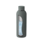 Garrafa térmica de aço inoxidável com acabamento mate 500ml Spring cor cinzento-escuro quinta vista