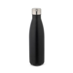 Garrafa de aço isolada a vácuo com tampa metálica 500ml Satin cor preto