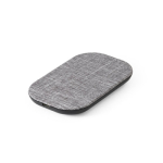 Carregador sem fio personalizado feito de ABS reciclado Fabric RPET cor cinzento