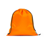 Saco-mochila promocional de plástico reciclado Urban Recycled cor cor-de-laranja