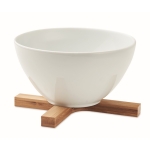 Suporte de mesa dobrável em bambu em forma de cruz Bamboo cor madeira terceira vista
