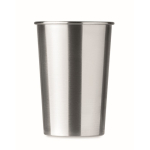 Copo de aço inoxidável de 350ml gravado com o logotipo Picnic cor prateado mate segunda vista