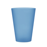 Copos para eventos reutilizáveis em plástico com 300 ml Festival cor azul transparente