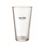 Copos de vidro gravados reutilizáveis de 300ml Water cor transparente vista principal