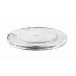 Carregador iluminado redondo pequeno para celular LightPad Ultra cor branco