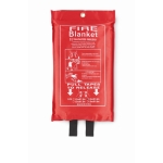 Manta ignífuga personalizada de cor vermelha 120x180 cm Protect Large cor vermelho