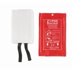 Manta ignífuga personalizada de cor vermelha 120x180 cm Protect Large cor vermelho terceira vista