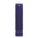 Toalha de golfe de algodão com anel para fixação 350 g/m2 Sport Pro cor azul vista principal