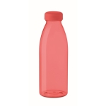 Garrafas de rPET publicitárias antifugas sem BPA 500ml rPET Spring cor vermelho transparente