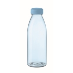 Garrafas de rPET publicitárias antifugas sem BPA 500ml rPET Spring cor azul-claro transparente