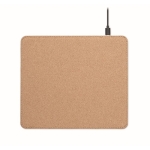 Tapete de rato em cortiça com carregador sem fio Wireless Cork cor bege terceira vista