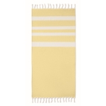 Toalha-páreo de tecidos reciclados de 140 g/m2 Páreo Sea cor amarelo