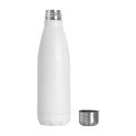 Garrafa Inox City 750ml cor branco primeira vista