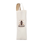 Saco promocional com logotipo para pão de algodão 140 g/m2 Flour cor bege