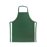 Avental de publicidade de poliéster básico sem bolsos 200 g/m2 cor verde