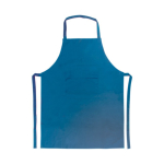 Avental de publicidade de poliéster básico sem bolsos 200 g/m2 cor azul real