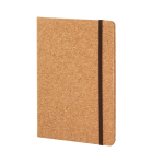 Cadernos com capa dura de cortiça, folhas A5 pautadas Basic Cork cor natural