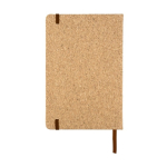 Cadernos com capa dura de cortiça, folhas A5 pautadas Basic Cork primeira vista