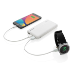 Power bank publicitário longa duração com USB dual 10.000 mAh Philips cor branco terceira vista