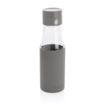 Garrafas para brindes para controlar a hidratação 600ml Crystal Ukiyo cor cinzento