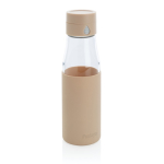 Garrafas para brindes para controlar a hidratação 600ml Crystal Ukiyo cor castanho-claro