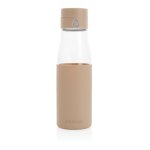 Garrafas para brindes para controlar a hidratação 600ml Crystal Ukiyo cor castanho-claro segunda vista