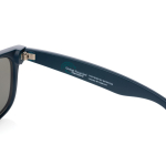 Óculos de sol de plástico reciclado, lentes acrílicas esfumadas Greeny cor azul-marinho quarta vista