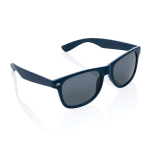 Óculos de sol de plástico reciclado, lentes acrílicas esfumadas Greeny cor azul-marinho quinta vista
