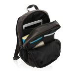 Mochila personalizada com detalhe colorido para PC de 15'' Colorzip cor preto sétima vista