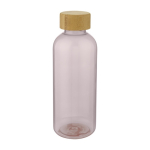 Garrafas personalizadas feitas de plástico reciclado 650ml rPET Nature cor cor-de-rosa