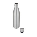Garrafa térmica colorida personalizada de design original 750ml Cove cor prateado segunda vista