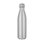 Garrafa térmica colorida personalizada de design original 750ml Cove cor prateado segunda vista frontal