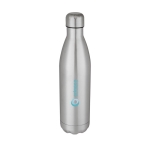 Garrafa térmica colorida personalizada de design original 750ml Cove cor prateado vista impressão tampografia