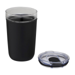 Copo de vidro de borosilicato e plástico reciclado 420ml Glass cor preto segunda vista