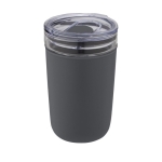 Copo de vidro de borosilicato e plástico reciclado 420ml Glass cor cinzento-escuro