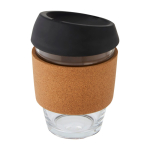 Copo de vidro com pega de cortiça de 360ml Takeaway Cork Grip cor preto segunda vista