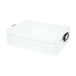 Lancheira grande de plástico com vedação 1,5L MEPAL Take a Break Large cor branco