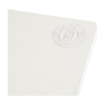 Caderno reciclado, sem lombada, folhas A5 pautadas Milk Carton cor branco-sujo vista detalhe 1