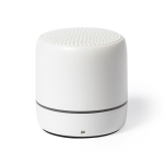 Coluna de som portátil com faixa LED exterior Bluetooth Recyclo cor branco primeira vista