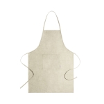 Avental de tecido de cânhamo para merchandising, 200 g/m2 EcoHemp cor natural primeira vista