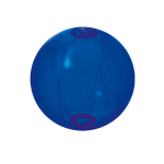 Bola de praia com logótipo com superfície de cores alegres Trend cor azul transparente primeira vista
