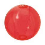 Bola de praia com logótipo com superfície de cores alegres Trend