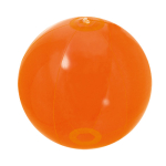 Bola de praia com logótipo com superfície de cores alegres Trend