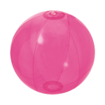 Bola de praia com logótipo com superfície de cores alegres Trend