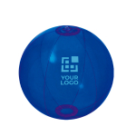 Bola de praia com logótipo com superfície de cores alegres Trend vista principal