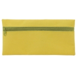 Simples estojo em cores vivas com fecho de correr frontal Colors cor amarelo