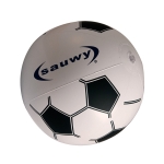 Bola insuflável personalizada de PVC com estilo futebol retro League cor preto segunda vista