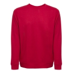 Sweatshirt em lã italiana em algodão e poliester 240 g/m2 THC Colombo cor vermelho primeira vista