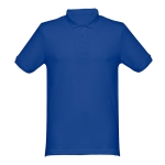 Polos estampados de várias cores em algodão 240 g/m2 THC Monaco cor azul real