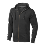 Sweatshirt em algodão e poliester com capuz 300 g/m2 Elevate Life cor preto